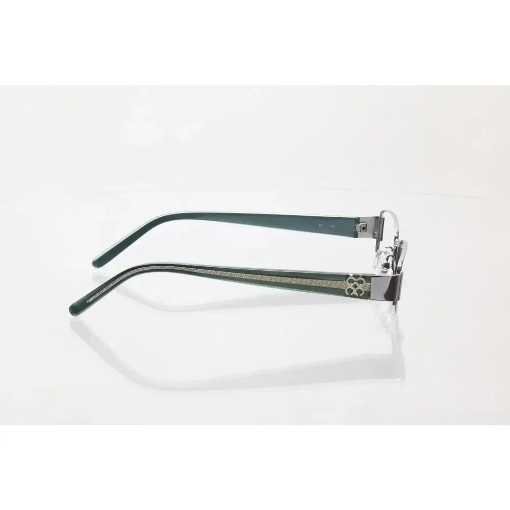 Coach Aneko (1030) 48-17-135mm Gunmetal Silver/Blue Eyeglass FRAMES ONLY - GOOD